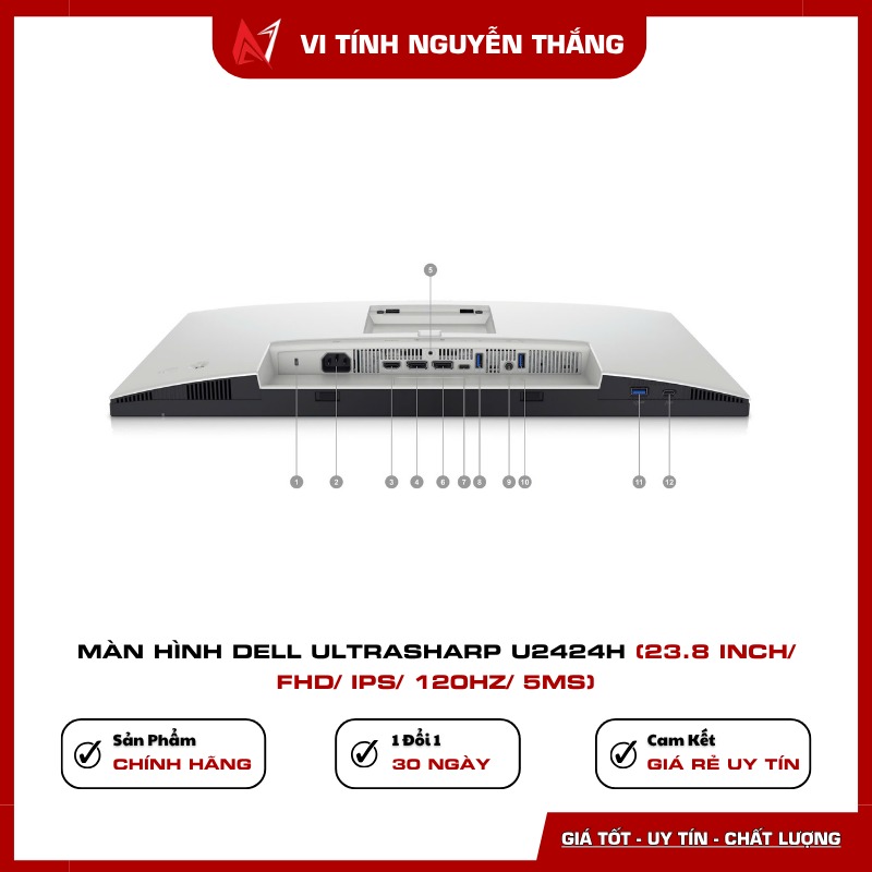 Cổng kết nối Dell U2424H