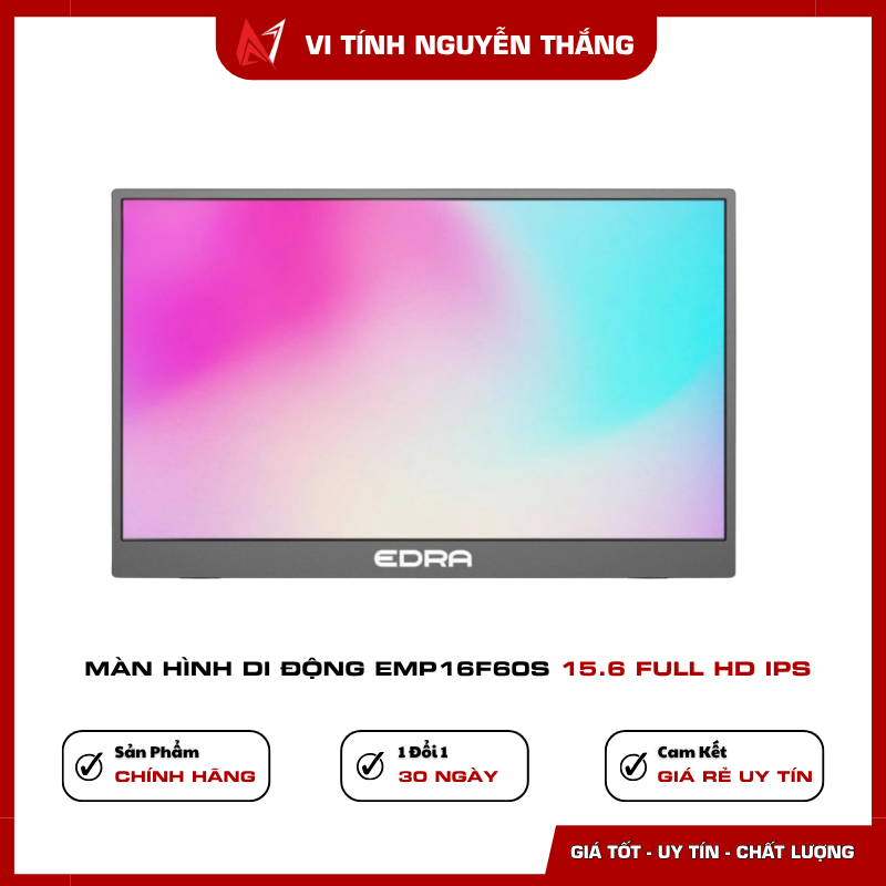 Màn hình EMP16F60S tấm nền IPS góc nhìn rộng