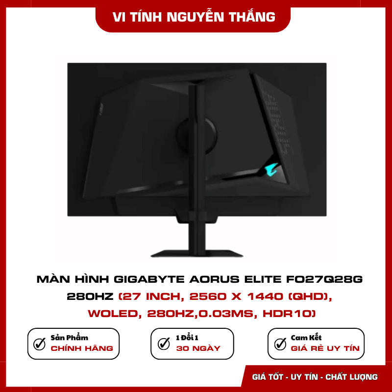 Màn hình gaming GIGABYTE FO27Q28G tần số quét 280Hz