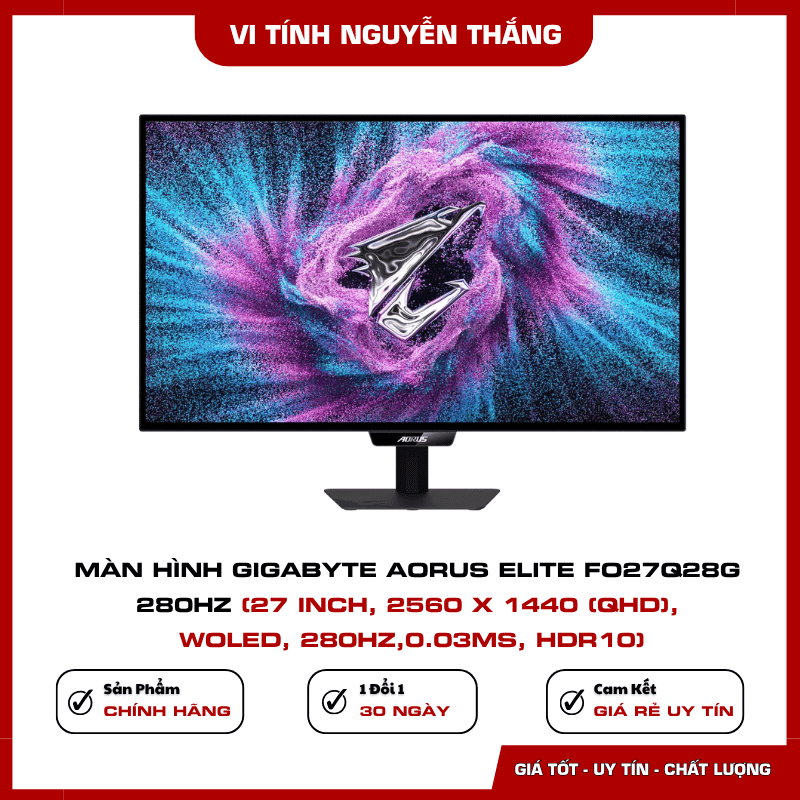 Khả năng hiển thị HDR của màn hình AORUS ELITE FO27Q28G