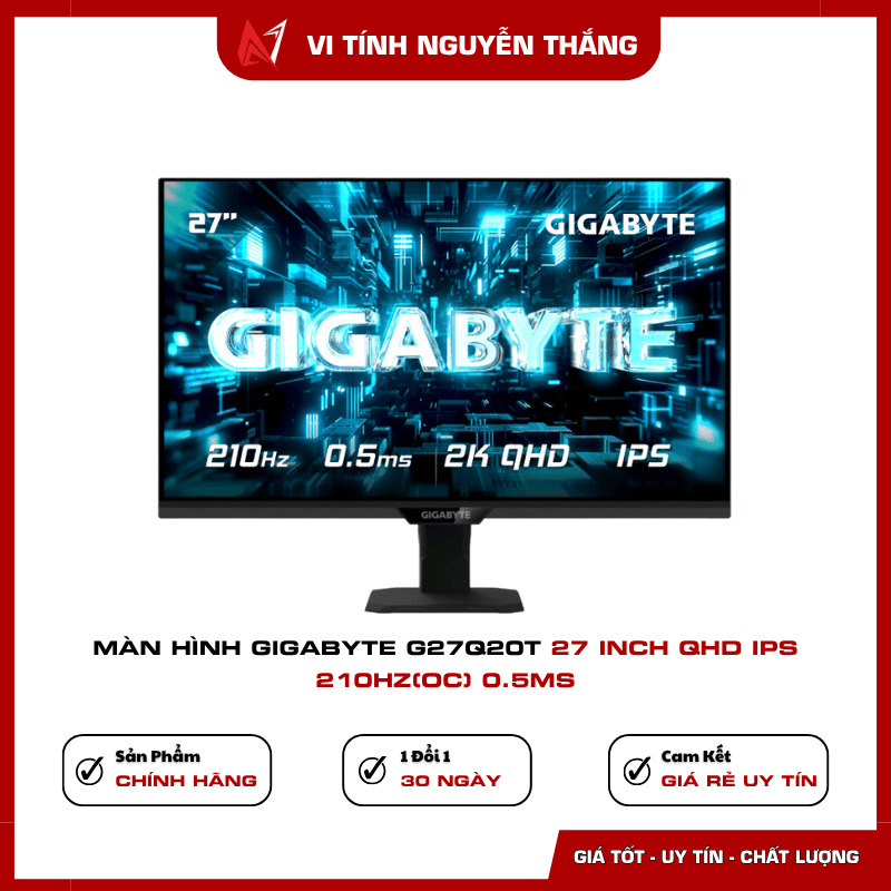 Màn hình GIGABYTE G27Q20T 27 inch QHD IPS