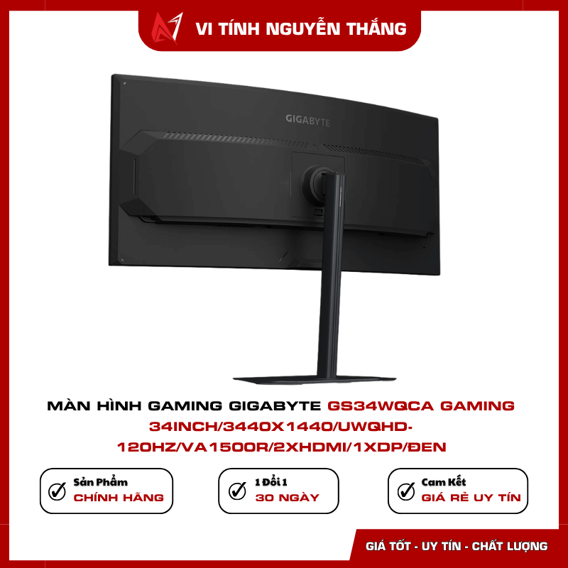 Màn hình GIGABYTE GS34WQCA hỗ trợ HDR 10 và màu rộng