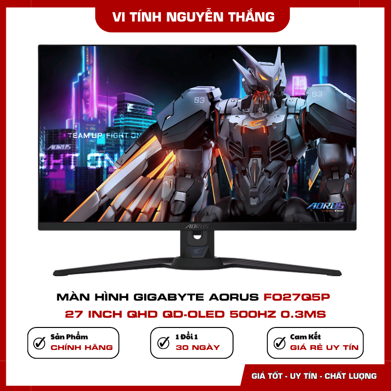 Chất lượng hiển thị QD-OLED trên Gigabyte AORUS FO27Q5P