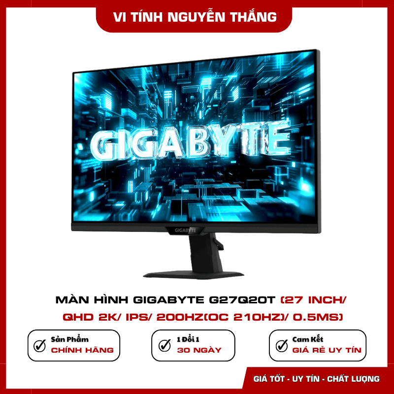 Màn hình Gigabyte G27Q20T 27 inch độ phân giải QHD 2K