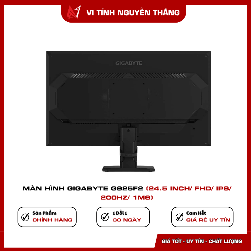 Cổng kết nối màn hình Gigabyte GS25F2 HDMI DisplayPort