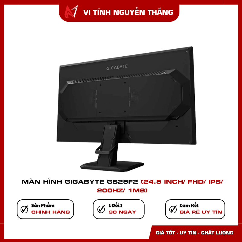 Gigabyte GS25F2 tần số quét 200Hz chơi game mượt