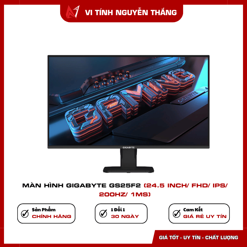 Màn hình Gigabyte GS25F2 24.5 inch FHD IPS 200Hz