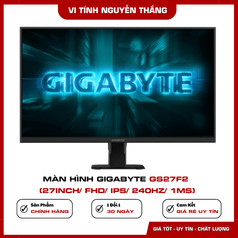 Màn hình Gigabyte GS27F2 27 inch tần số quét 240Hz