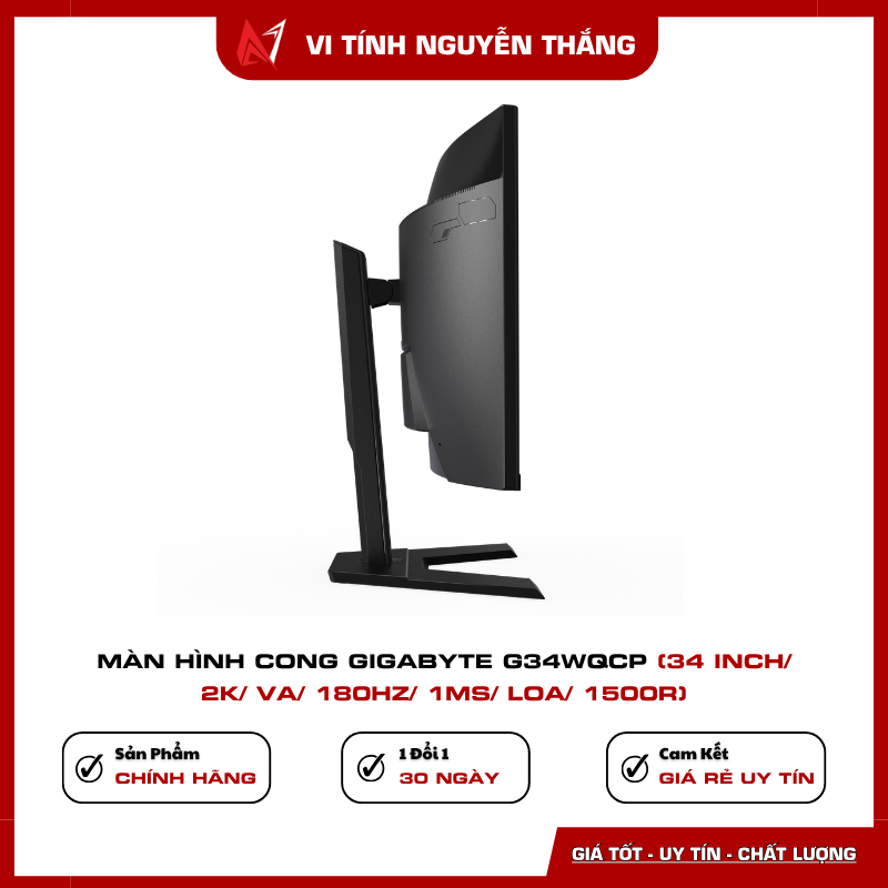 màn hình VA 34 inch Gigabyte G34WQCP loa tích hợp