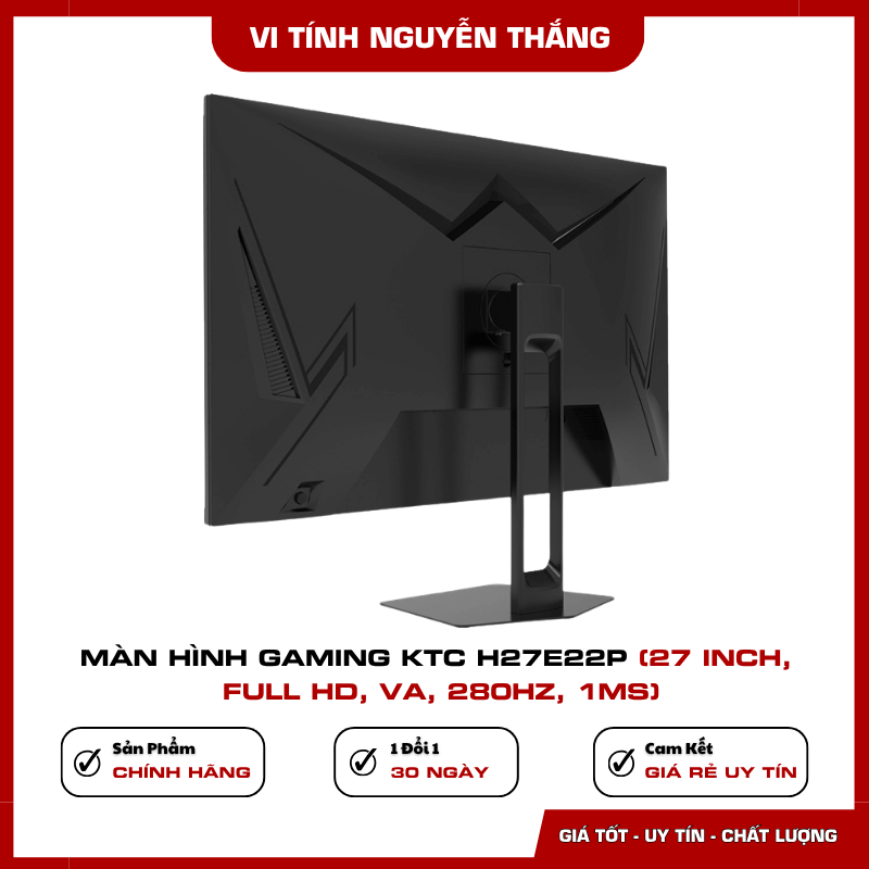 Setup PC Gaming với màn hình KTC H27E22P 280Hz