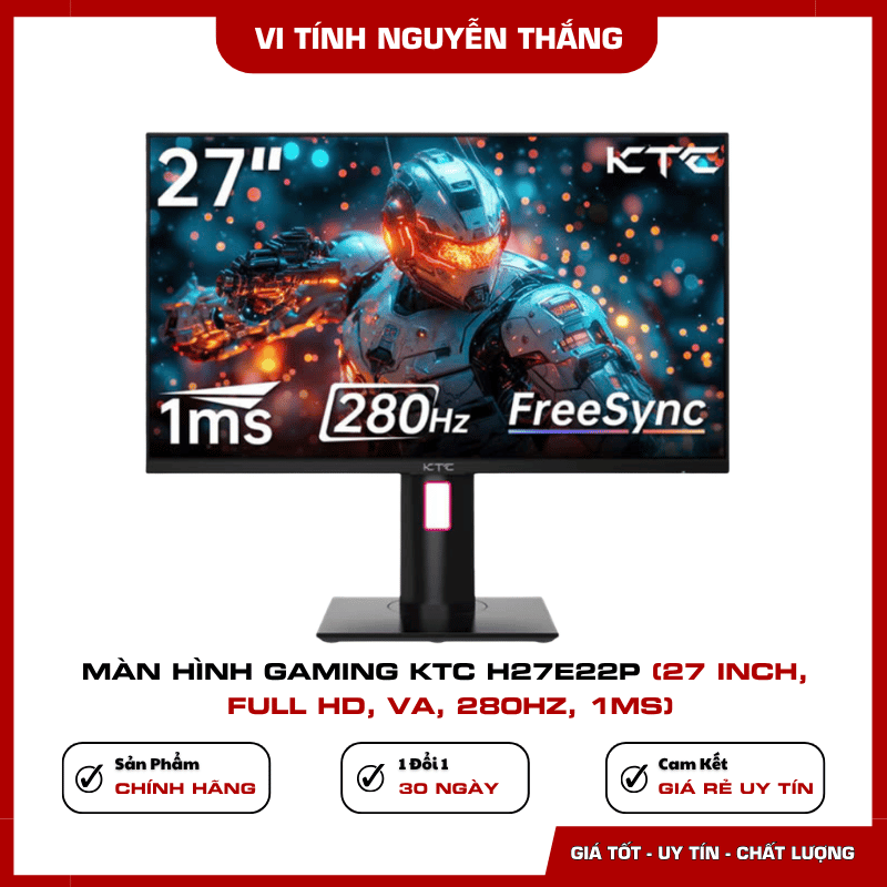Màn hình Gaming KTC H27E22P 27 inch 280Hz