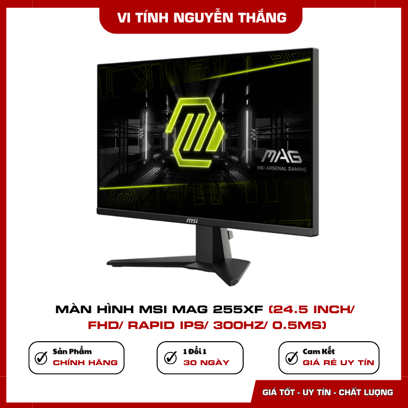 Thiết kế màn hình gaming MSI MAG 255XF