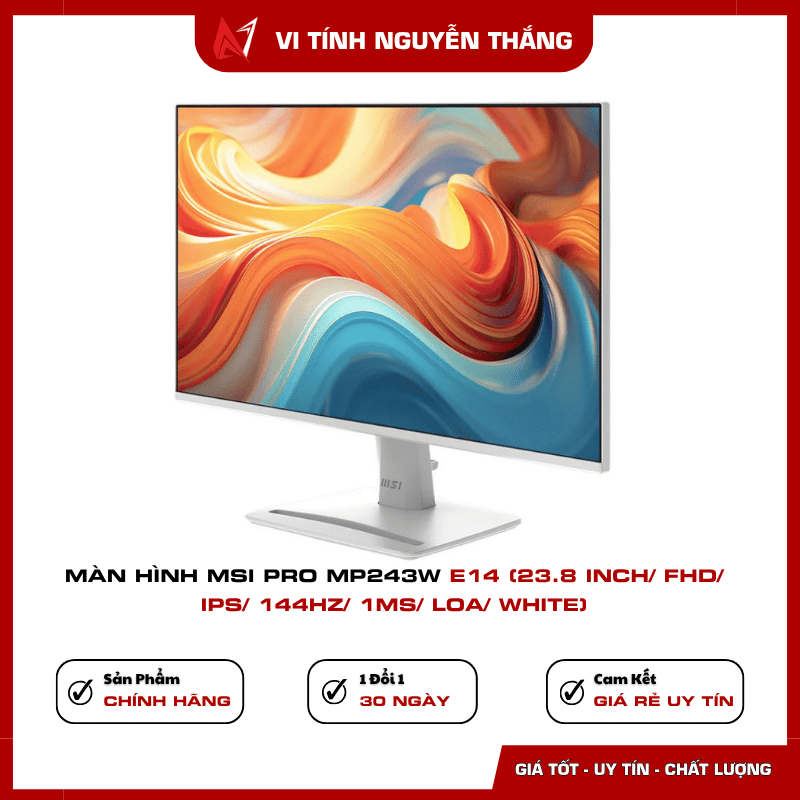 MSI PRO MP243W E14 tấm nền IPS 144Hz