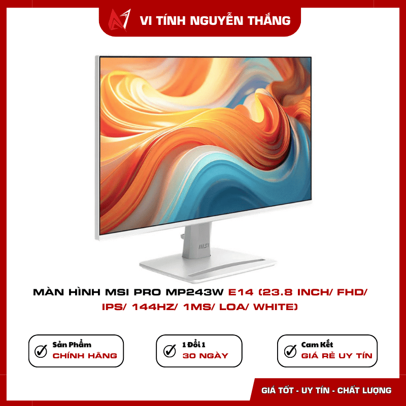Màn hình MSI PRO MP243W E14 144Hz 1ms