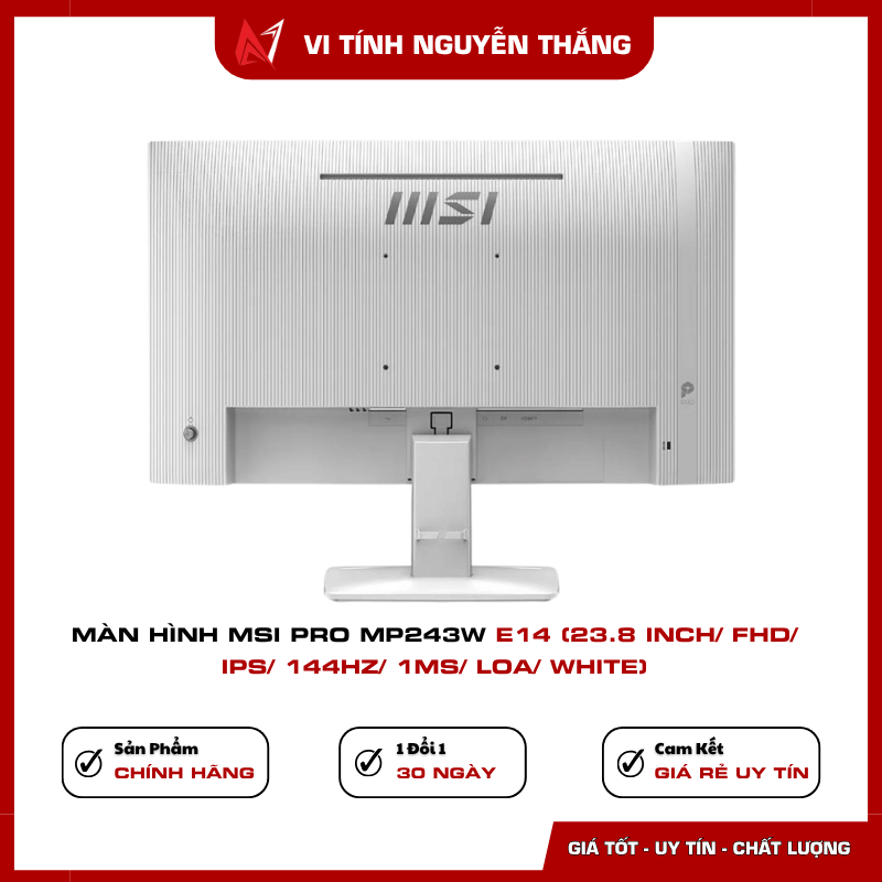 Màn hình MSI PRO MP243W E14 có loa tích hợp