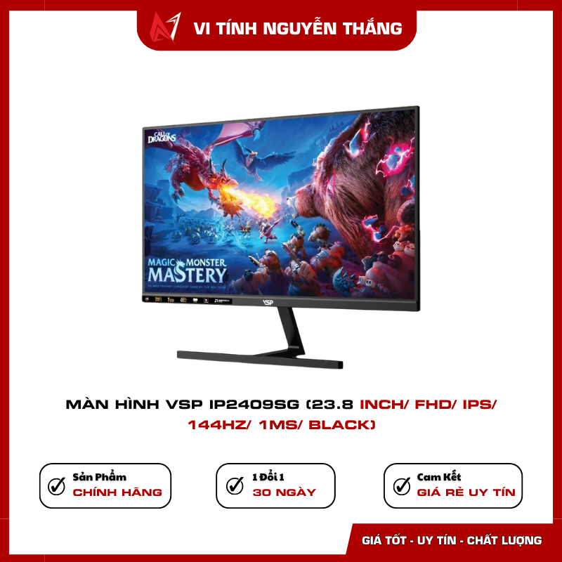 Màn hình VSP IP2409SG tấm nền IPS ADS Full HD