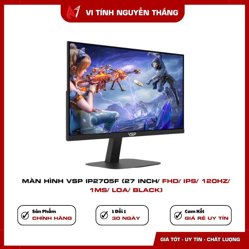 VSP IP2705F tấm nền IPS ADS Full HD 105 phần trăm sRGB