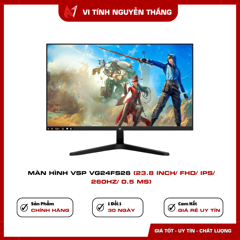 Cổng kết nối màn hình VSP VG24FS26 HDMI DisplayPort Audio Out
