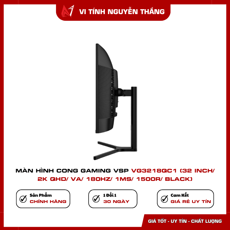 Màn hình VSP VG3218QC1 độ phân giải 2K QHD
