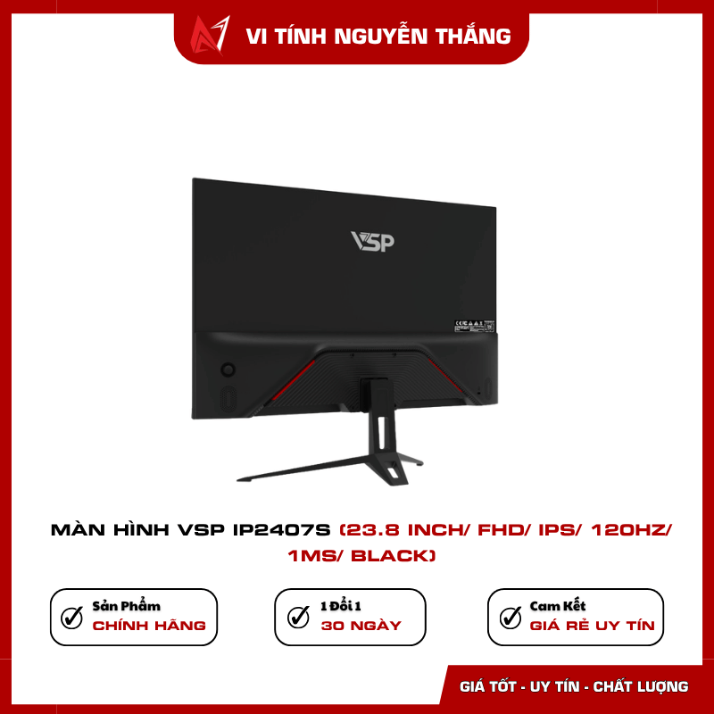 Màn hình VSP IP2407S 120Hz 1ms cho học tập làm việc giải trí