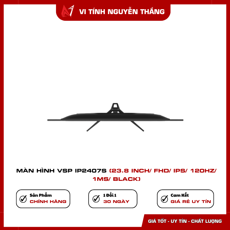 Màn hình VSP IP2407S phù hợp văn phòng học tập giải trí