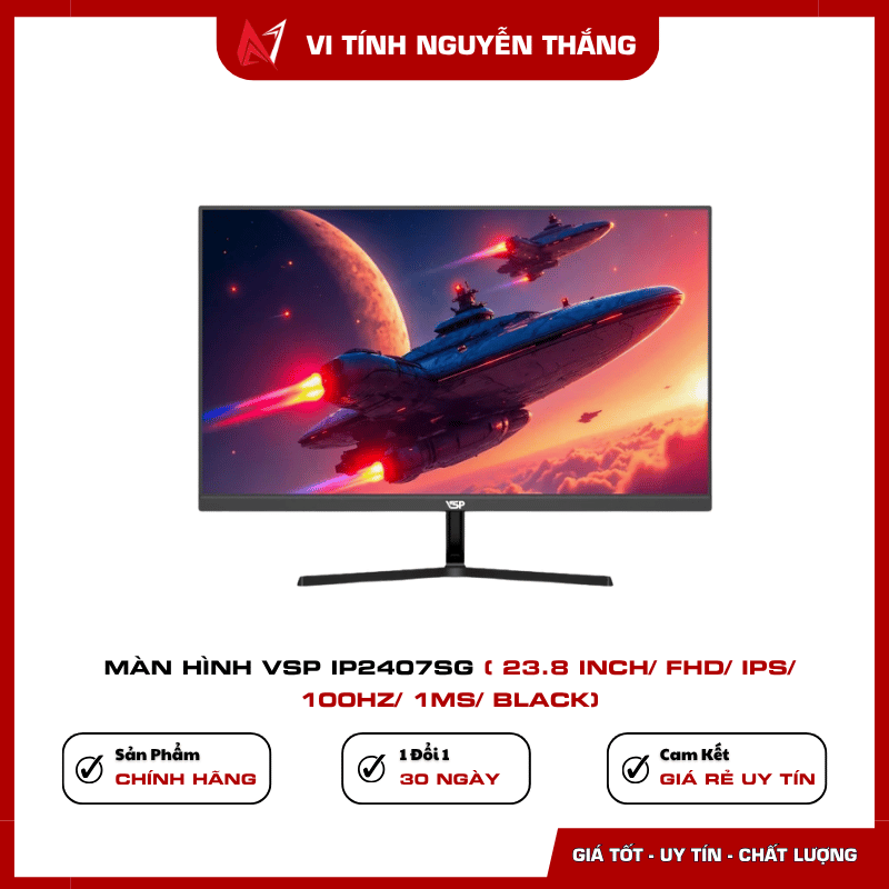 Màn hình VSP IP2407SG 100Hz 1ms Black