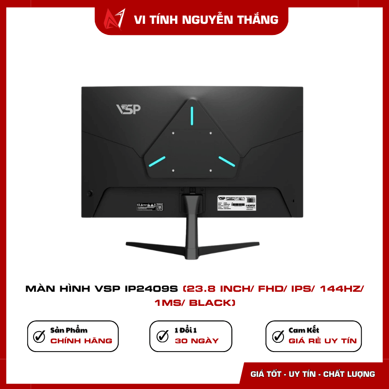 Màn hình VSP IP2409S 144Hz 1ms chơi game mượt mà