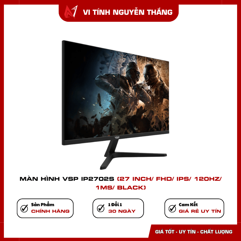 Màn hình VSP IP2702S 120Hz 1ms màu đen