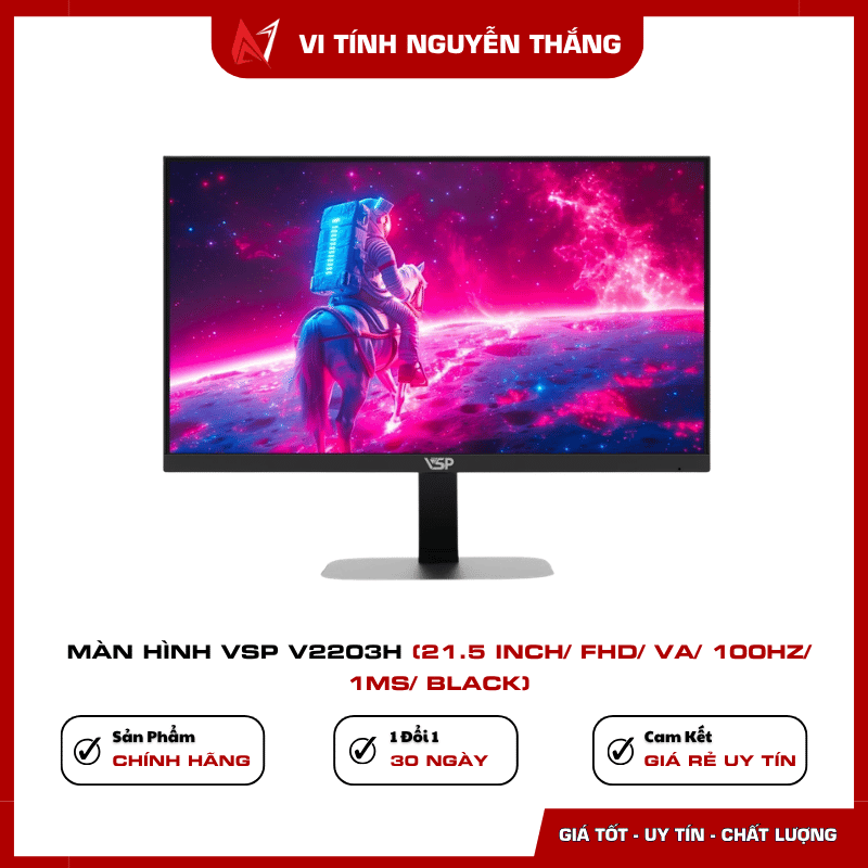 Màn hình VSP V2203H 21.5 inch màu đen