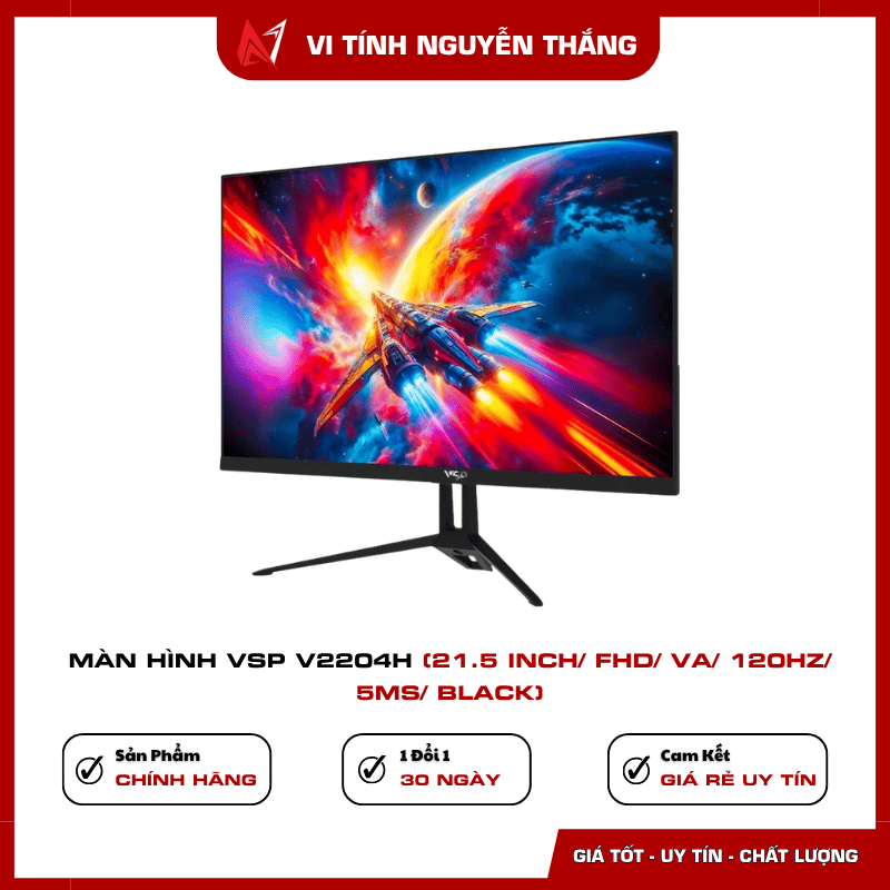 Màn hình VSP V2204H hỗ trợ HDMI và VGA