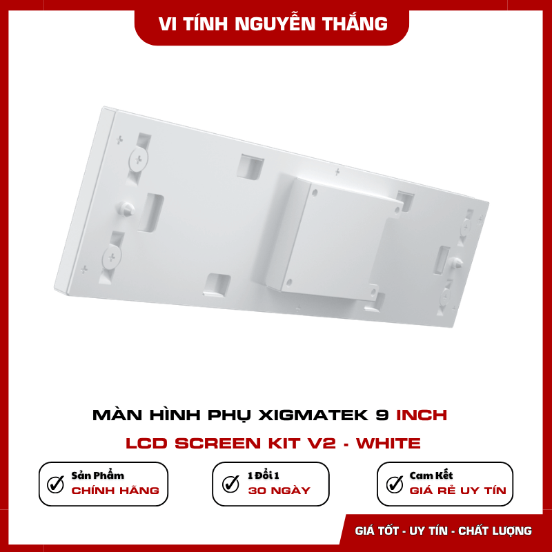 Cổng kết nối Xigmatek 9 inch LCD Screen Kit V2 White