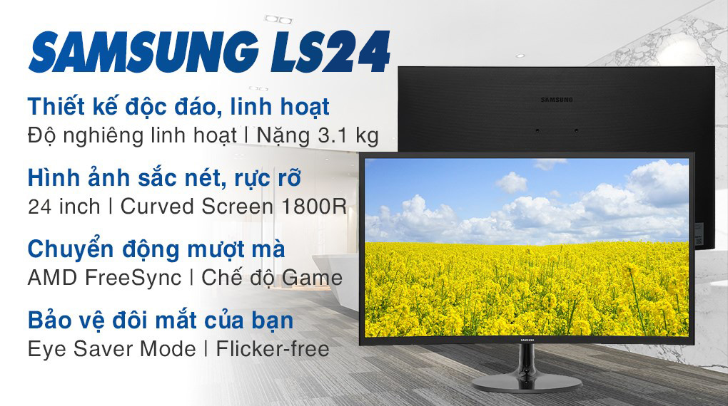 Màn hình Samsung LS24C360EAEXXV