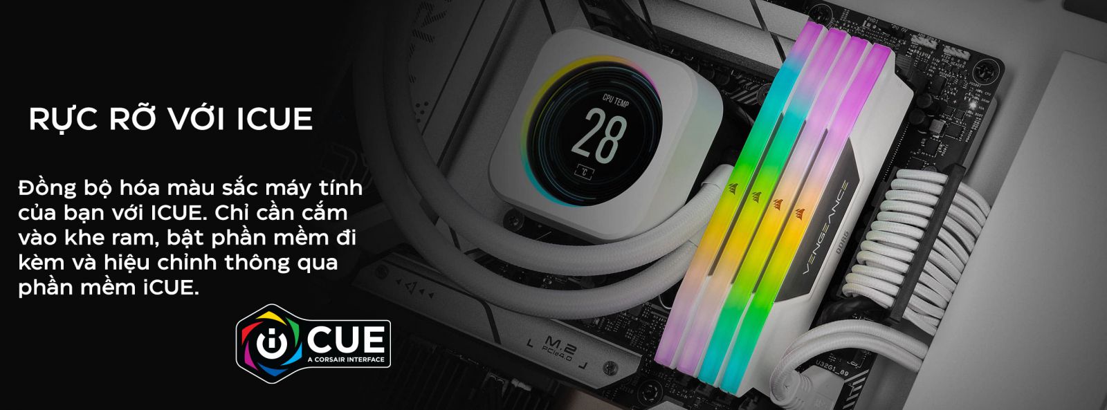 Ram Desktop Corsair Vengeance RGB Heatspreader DDR5