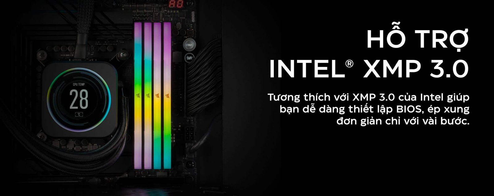 Ram Desktop Corsair Vengeance RGB Heatspreader DDR5 - vitinhnguyenthang.com