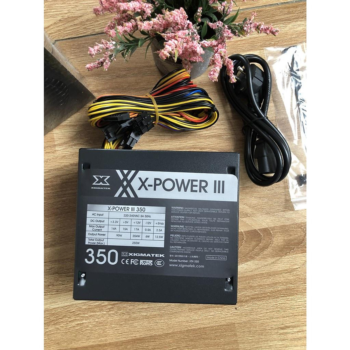 Vi Tính Nguyễn Thắng - Nguồn xigmatek xpower III 350 250W