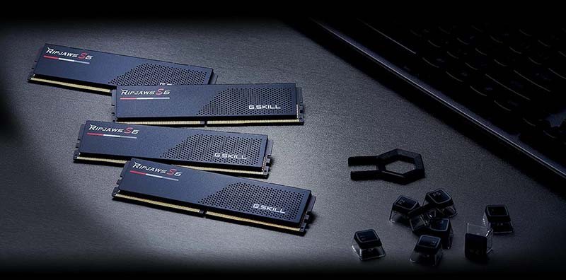 RAM GSKILL RIPJAWS S5 BLACK 32GB (16x2) 5600MHz - Vi Tính Nguyễn Thắng