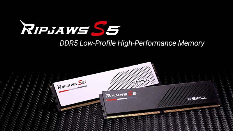 RAM GSKILL RIPJAWS S5 BLACK 32GB (16x2) 5600MHz - Vi Tính Nguyễn Thắng