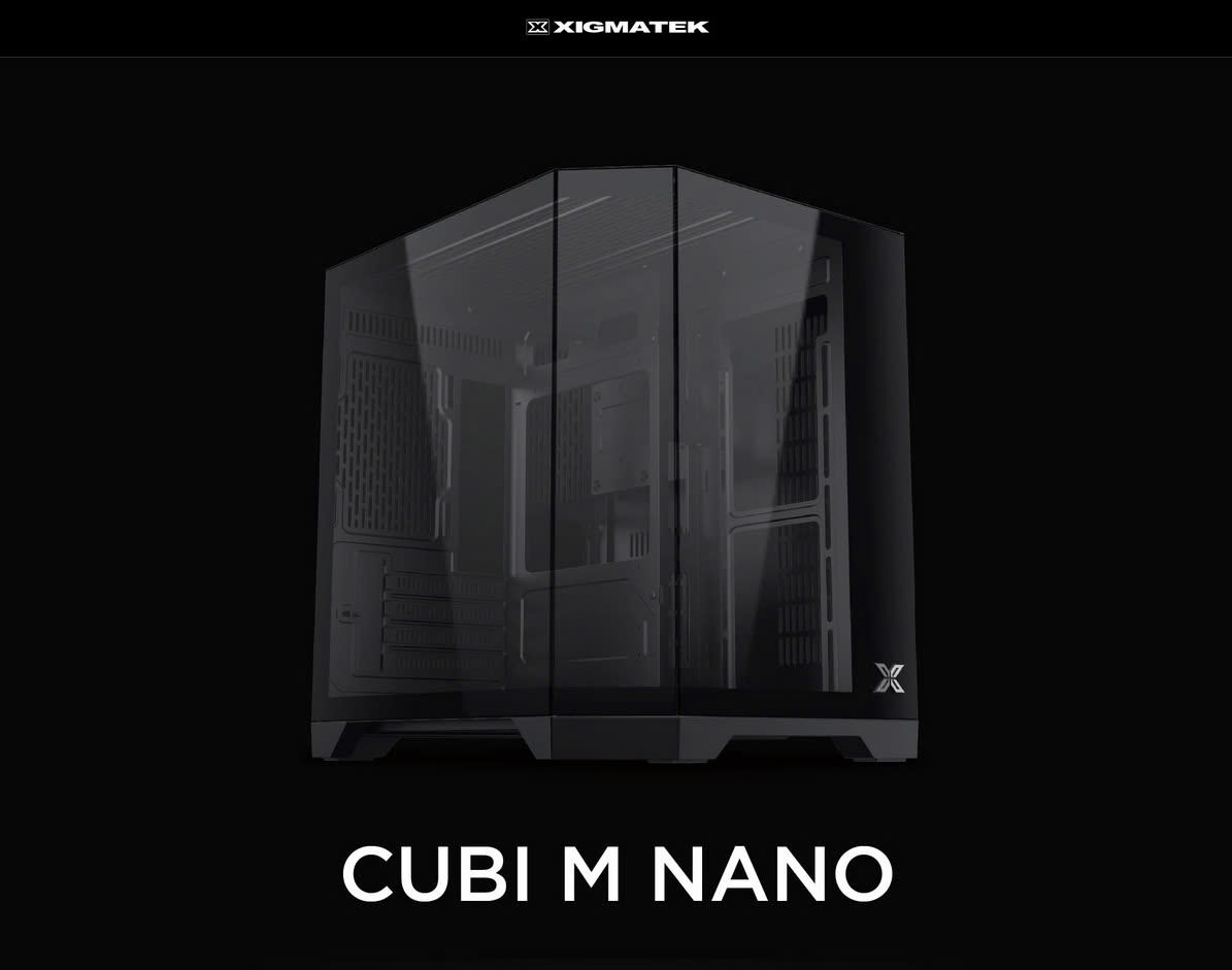 XIGMATEK - CUBI M NANO (EN44953) - GAMING M-ATX BLACK