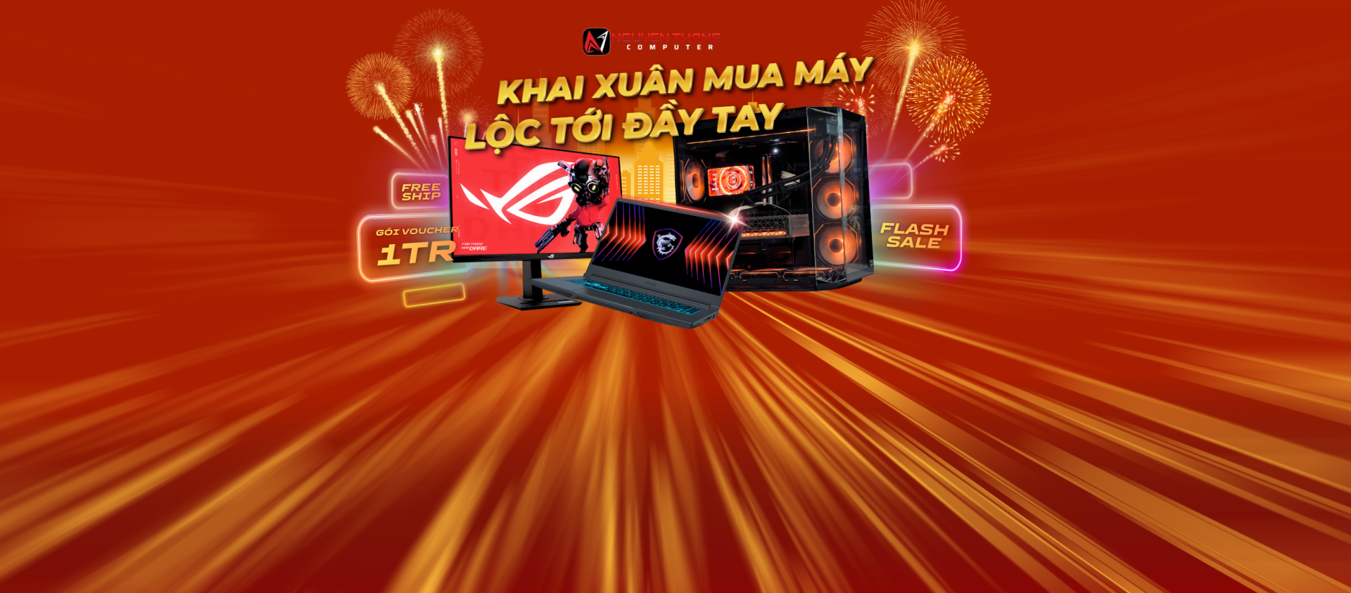 KHAI XUÂN MUA MÁY - LỘC TỚI ĐẦY TAY