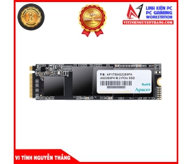 Ổ cứng SSD Apacer AS2280P4 512GB PCIe NVMe 3x4 (Đoc 2100MB/s, Ghi 1500MB/s)