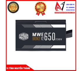 NguồnCooler Master MWE V2 230V 650 650W (80 Plus Bronze/Màu Đen)