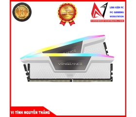 Ram Desktop Corsair Vengeance RGB Heatspreader White (CMH32GX5M2B5600C36WK) 32GB (2x16GB) DDR5 5600M