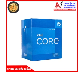 CPU Intel Core i5-12400 (Upto 4.4Ghz, 6 nhân 12 luồng, 18MB Cache, 65W) -  BOX CTY 