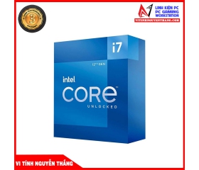 CPU INTEL CORE I7-12700F (UP TO 4.8GHZ, 12 NHÂN 20 LUỒNG, 25MB CACHE, 125W) - TRAY NEW 
