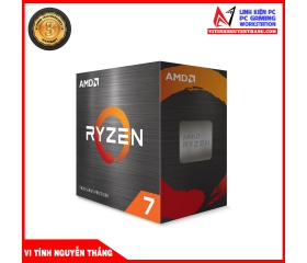 CPU AMD RYZEN 7 7700X BOX CHÍNH HÃNG ( 8 NHÂN 16 LUỒNG / 4.5 - 5.4 GHZ / 40MB )