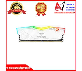 RAM TEAMGROUP T-FORCE DELTA WHITE RGB 16GB 3600MHz